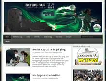 Tablet Screenshot of bohuscup.se